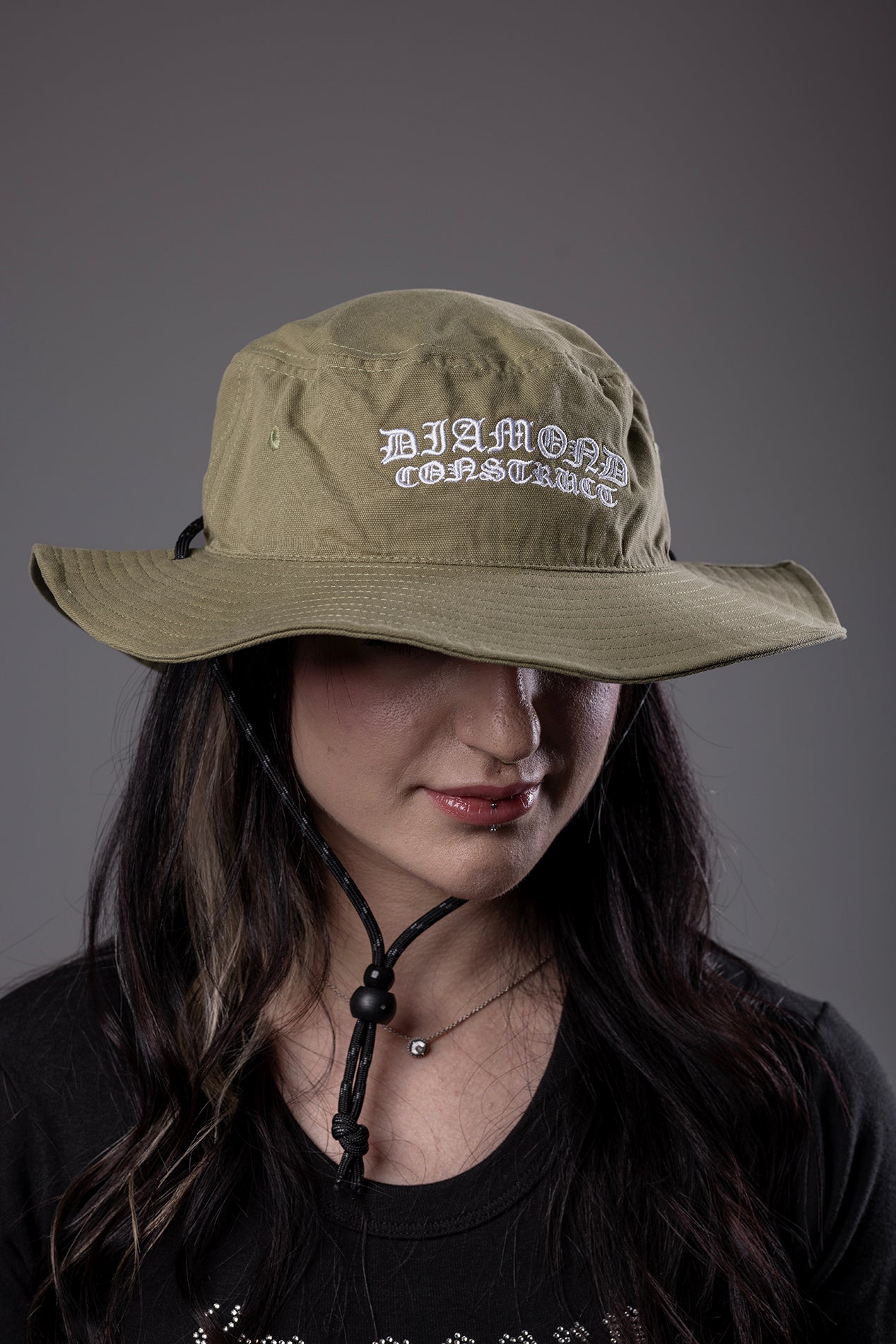 Diamond Construct - Bucket Hat (Green)