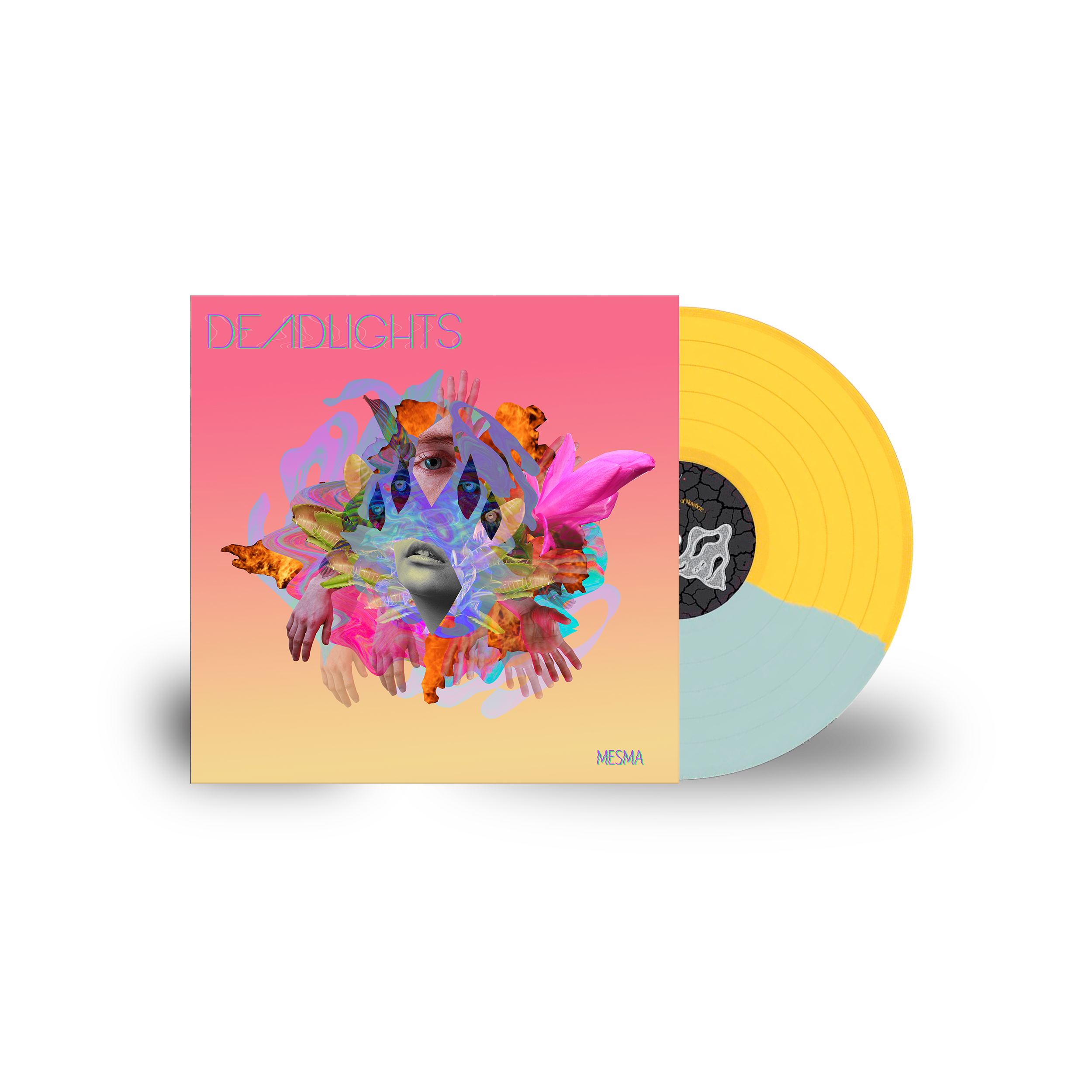 Mesma - Light Blue + Canary Yellow Half/Half