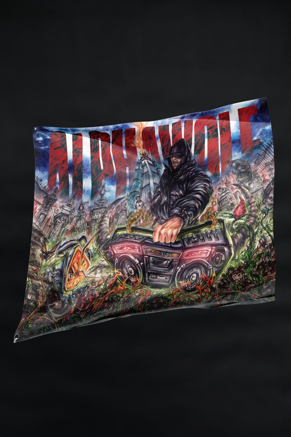 Half Living Things - Wall Flag