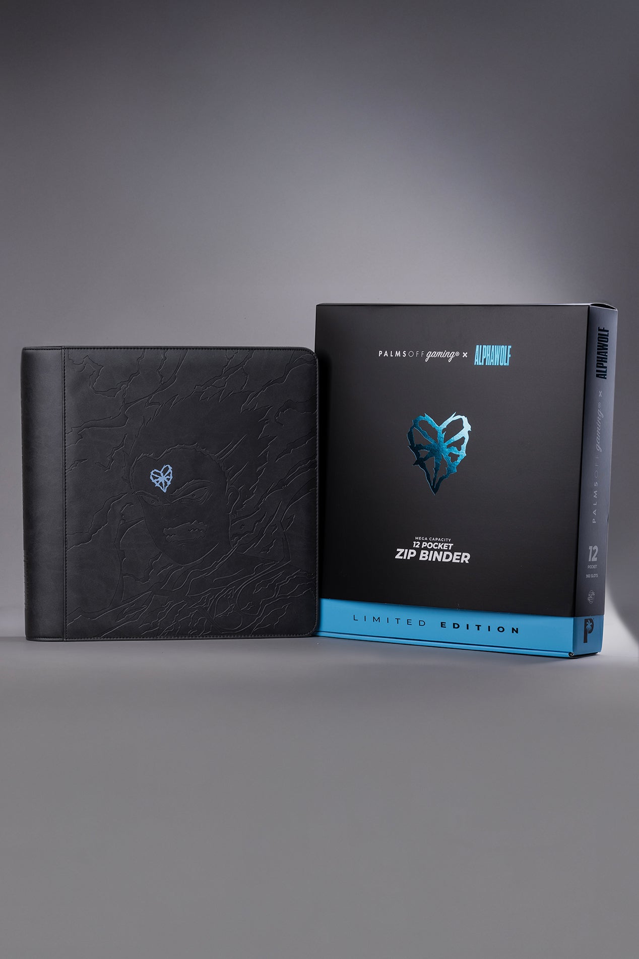 Limited Edition MEGA Capacity 12 Pocket Zip Binder - POG X Alpha Wolf