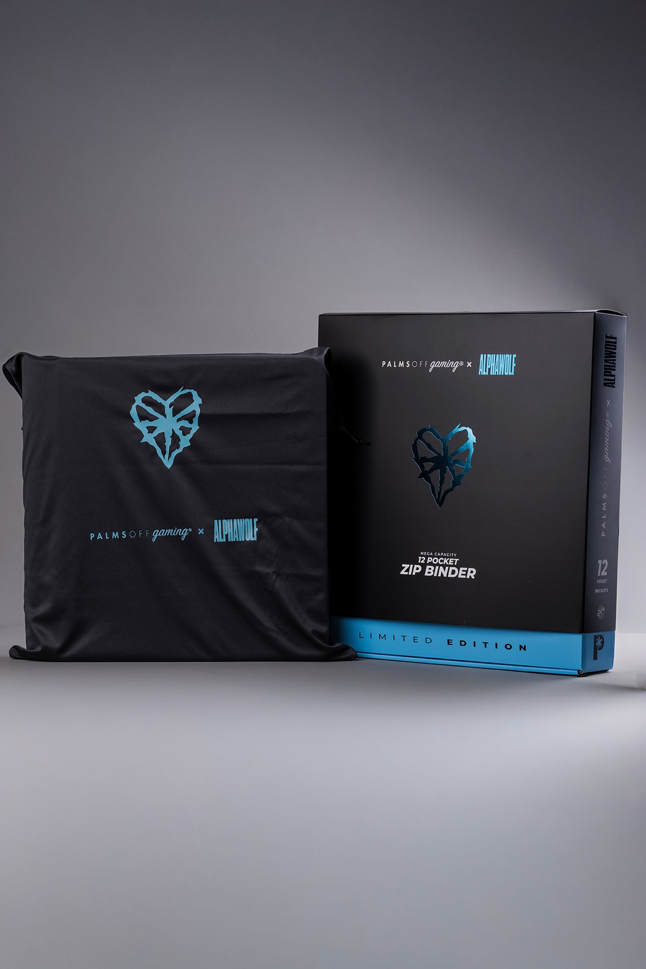 Limited Edition MEGA Capacity 12 Pocket Zip Binder - POG X Alpha Wolf