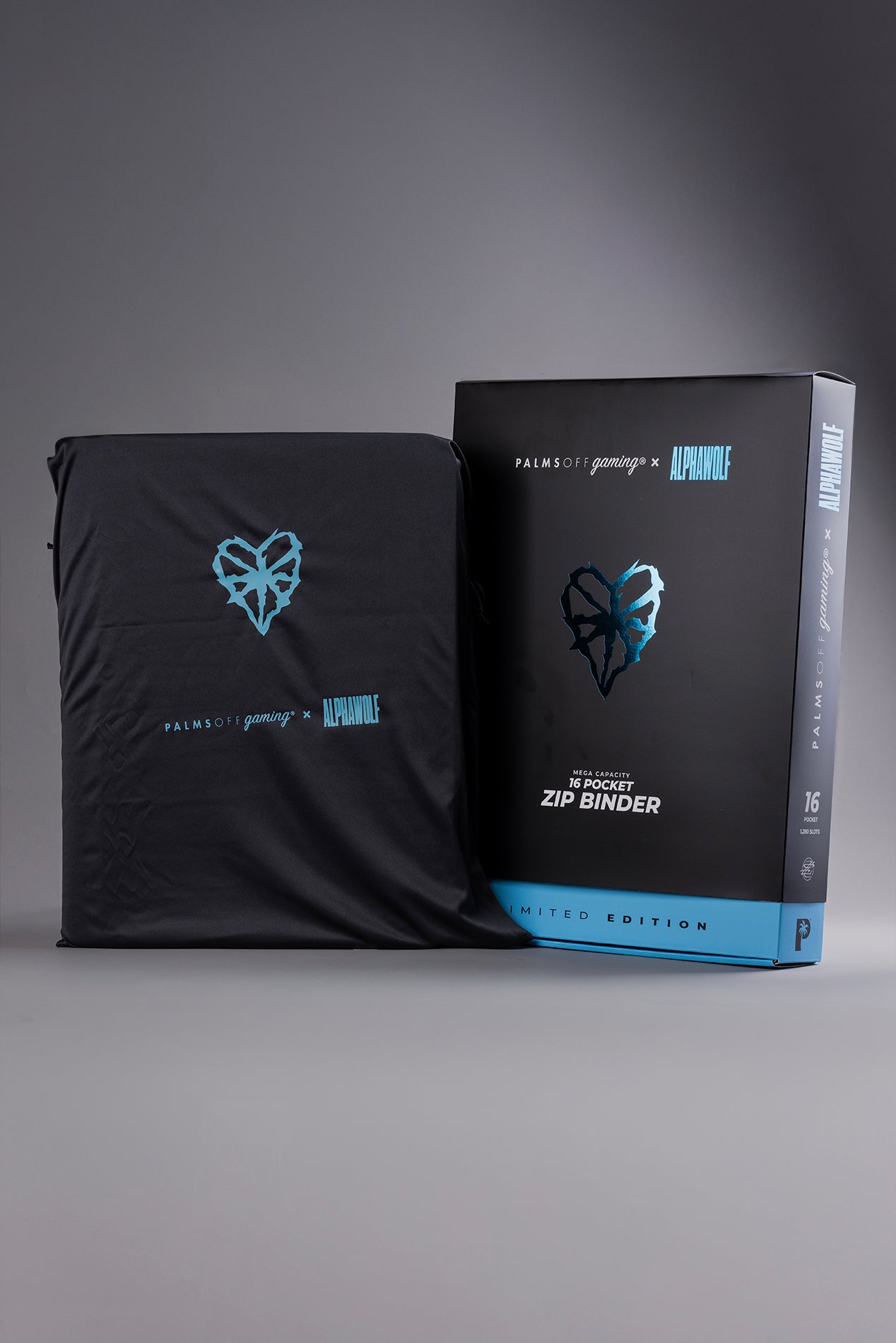 Limited Edition MEGA Capacity 16 Pocket Zip Binder - POG X Alpha Wolf