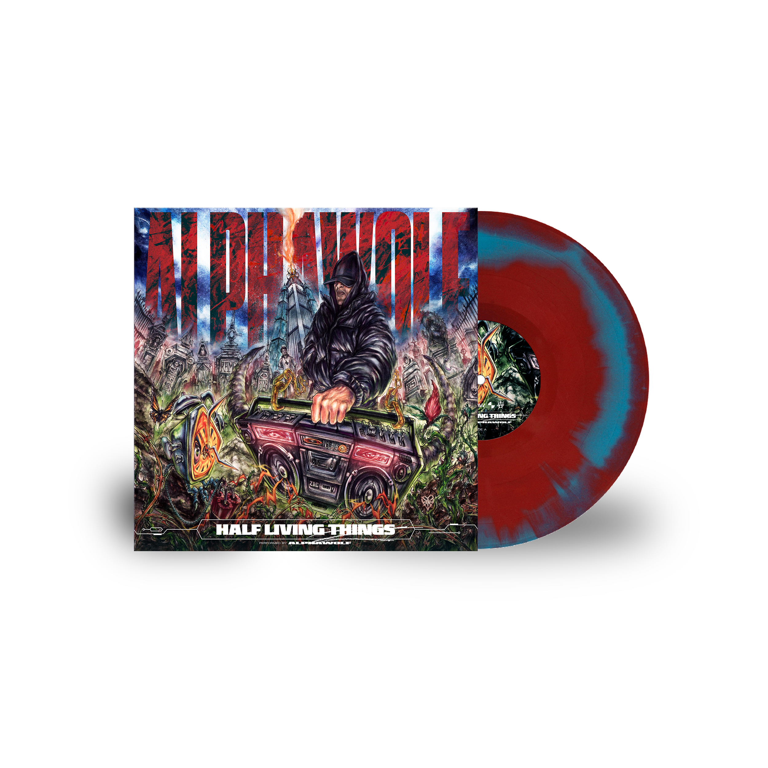 Half Living Things 12" - Red/Blue Smash