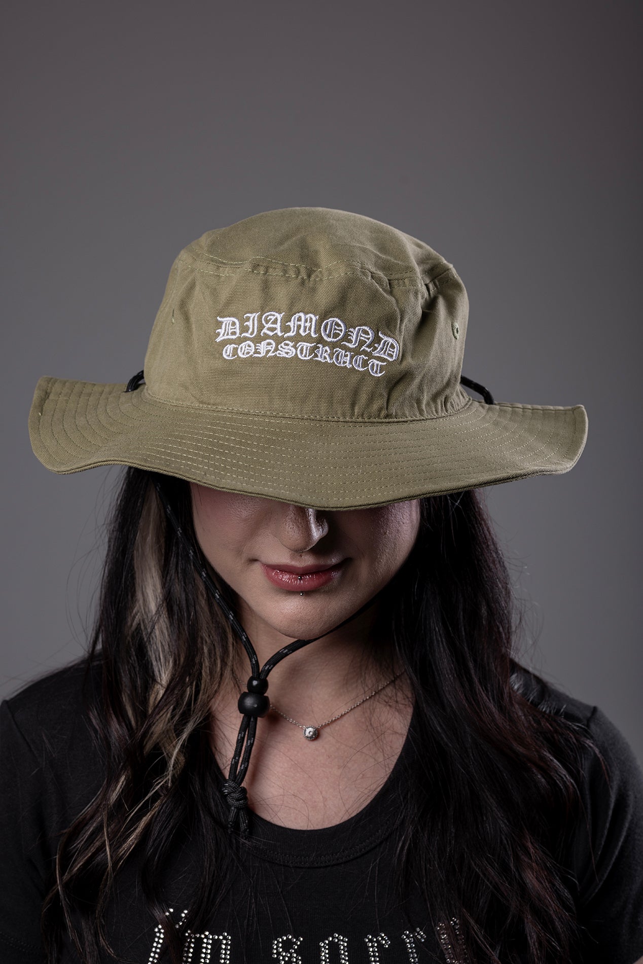 Diamond Construct - Bucket Hat (Green)
