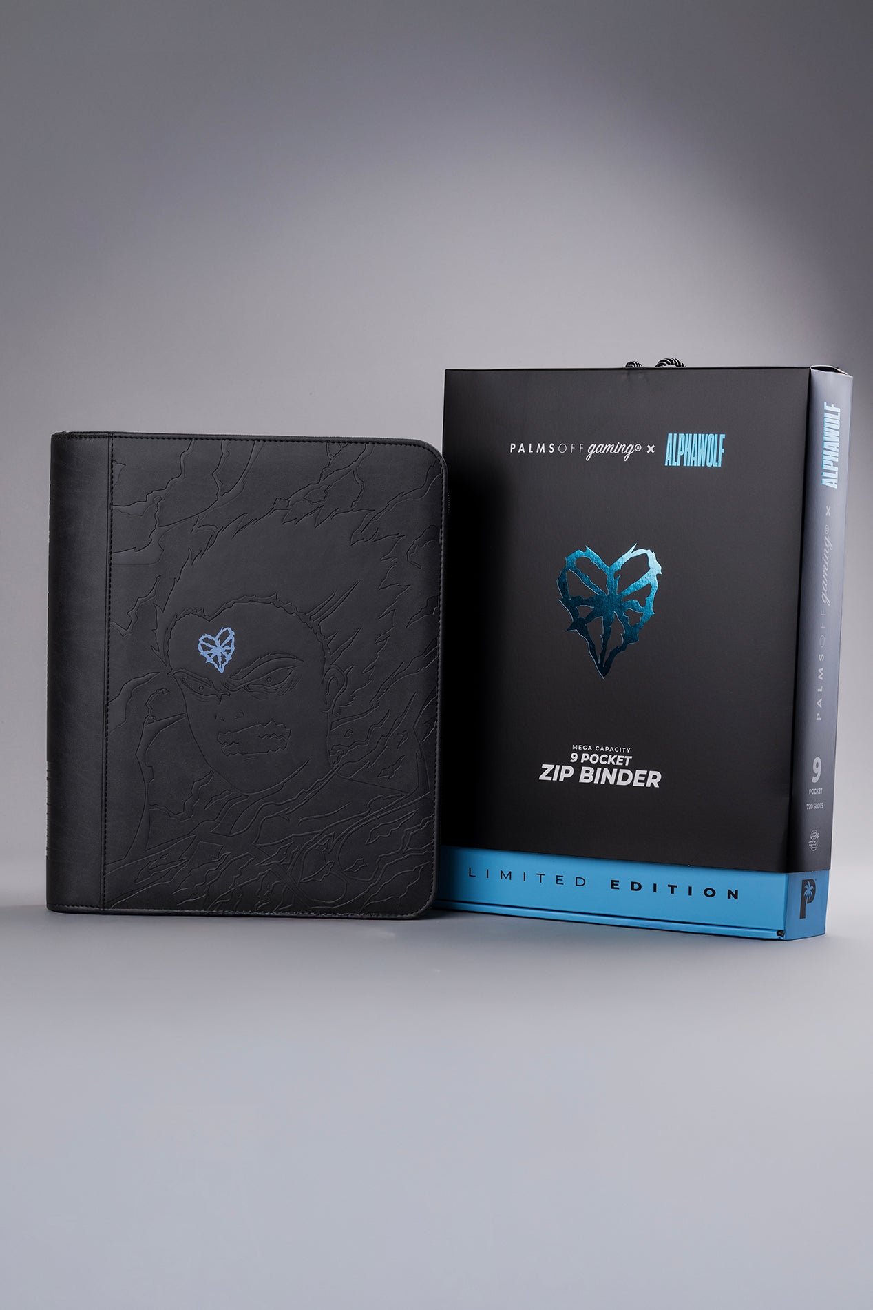 Limited Edition MEGA Capacity 9 Pocket Zip Binder - POG X Alpha Wolf