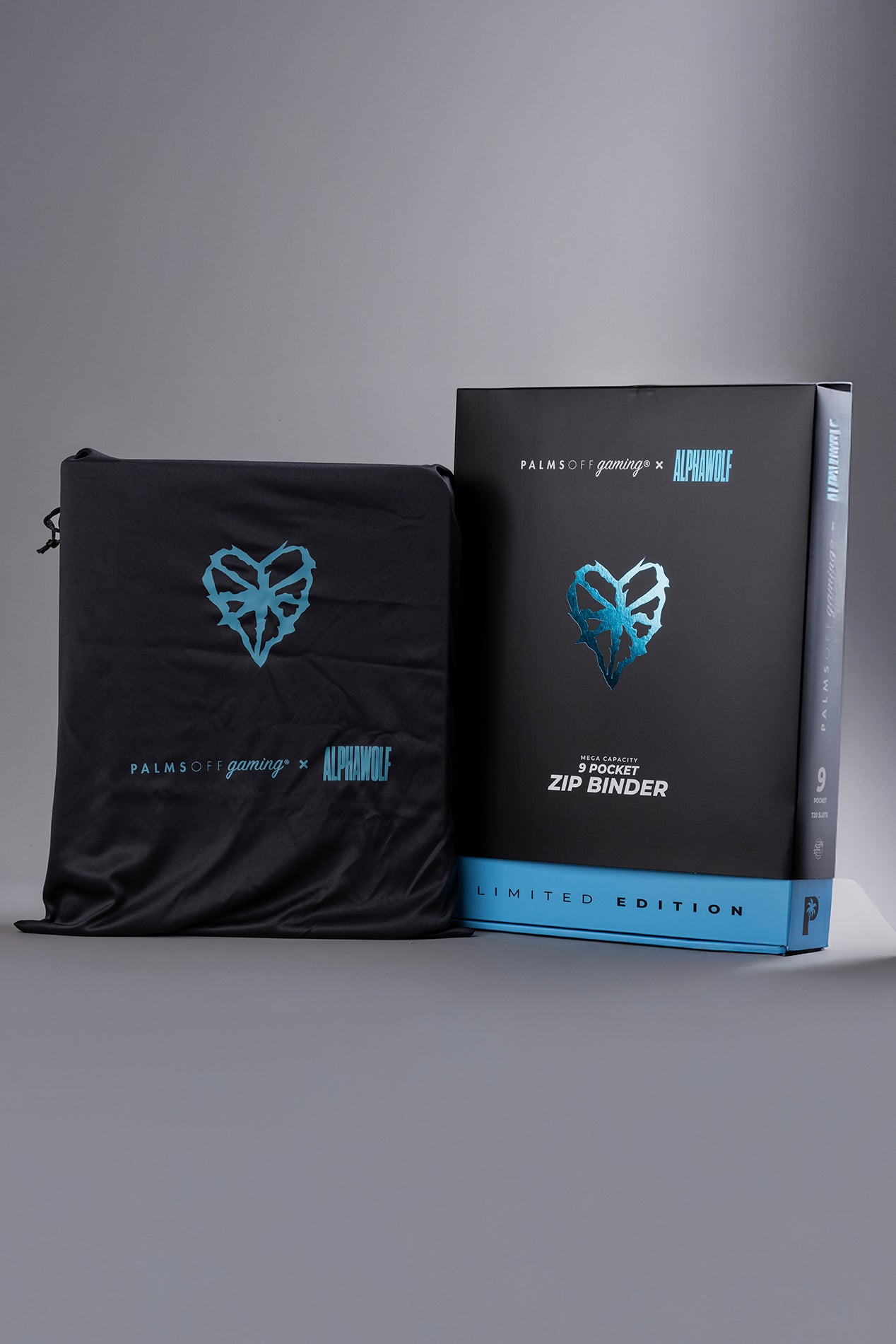 Limited Edition MEGA Capacity 9 Pocket Zip Binder - POG X Alpha Wolf