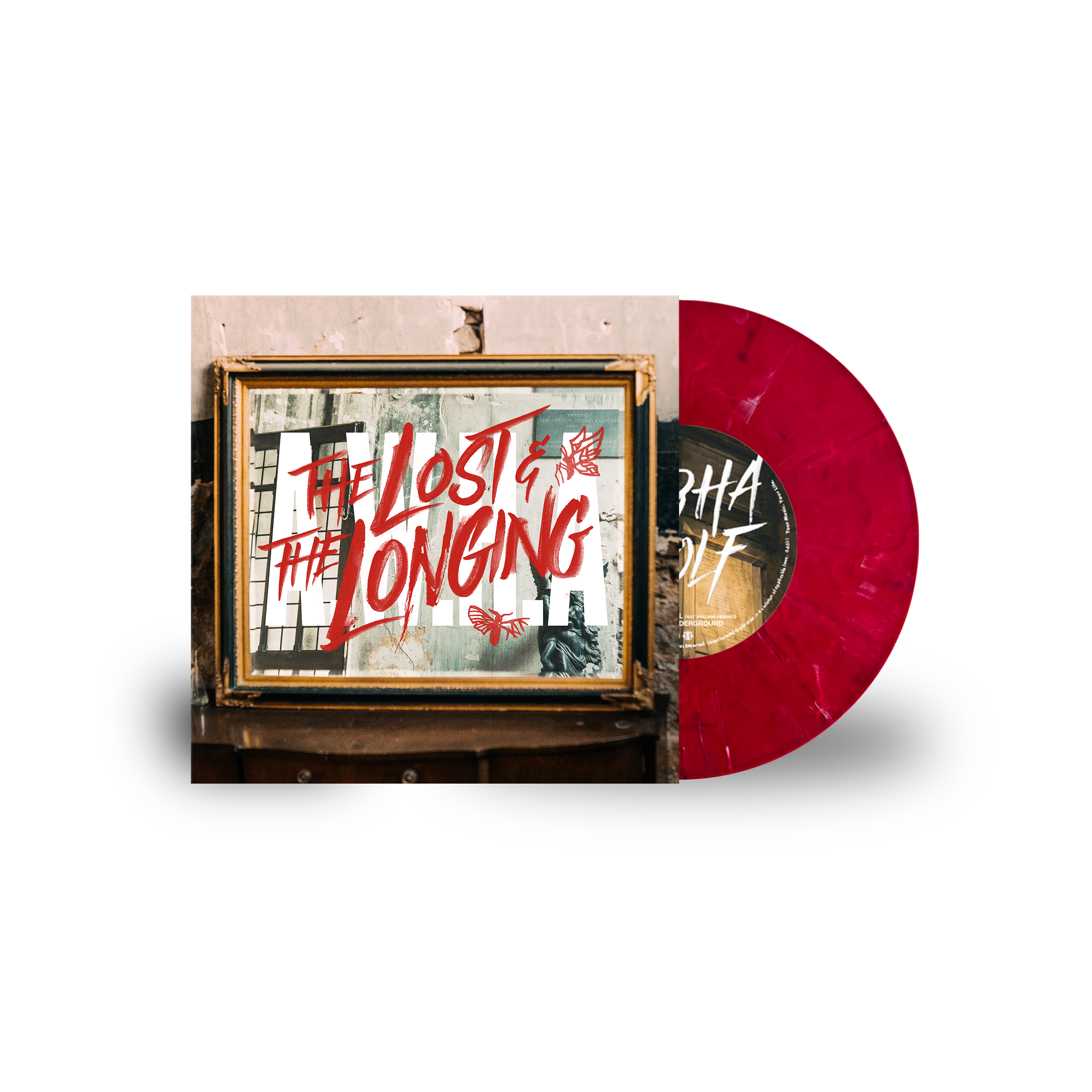 The Lost and the Longing 10" - Red/White Marble