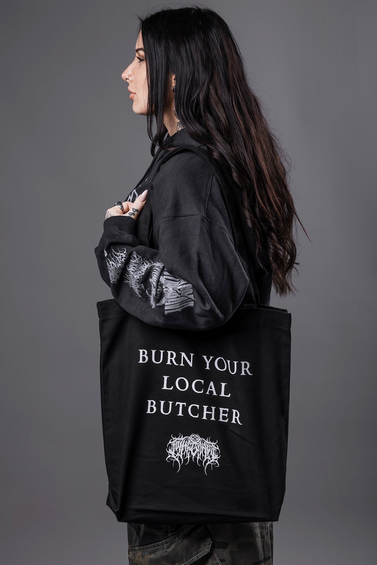 Burn Your Local Butcher - Tote Bag