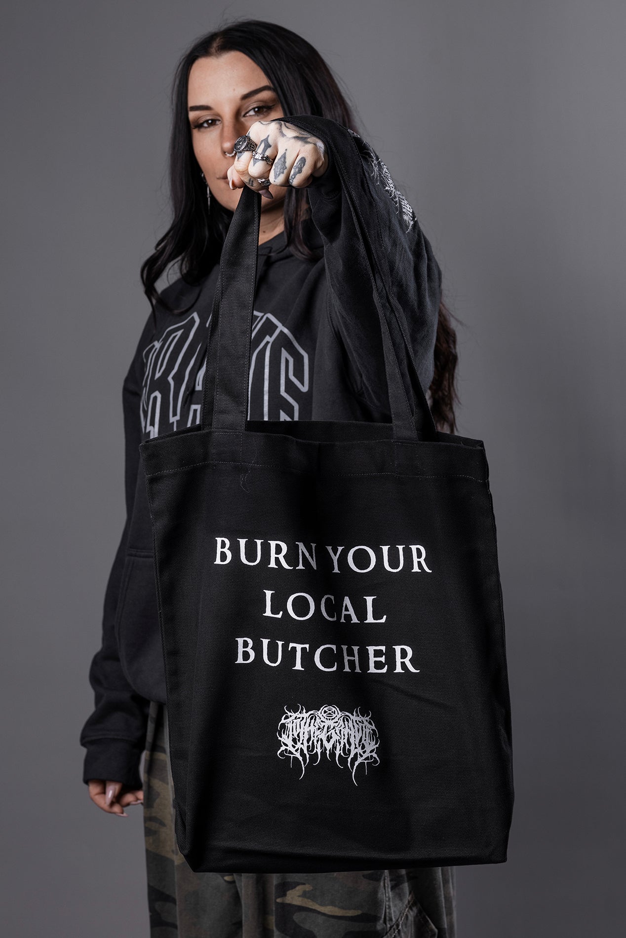 Burn Your Local Butcher - Tote Bag